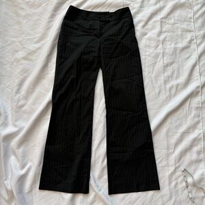 United Colors Of Benetton Black Pinstripe Boot Cut Pants